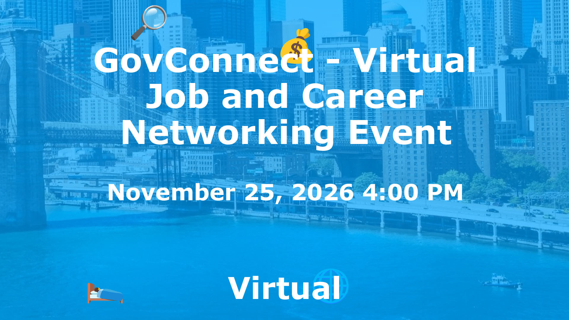 GovConnect - Virtual Job and Career Networking Event event image